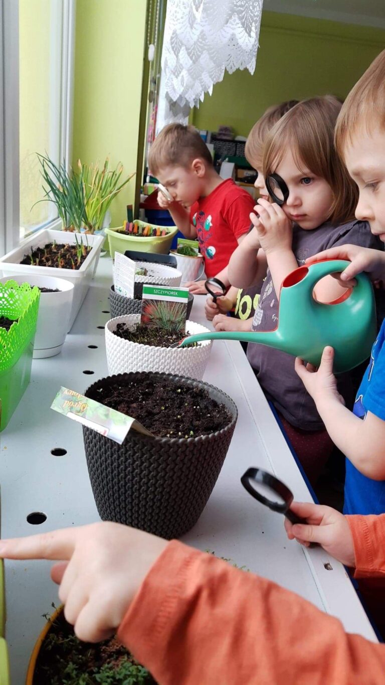 Kącik przyrody u Smerfów