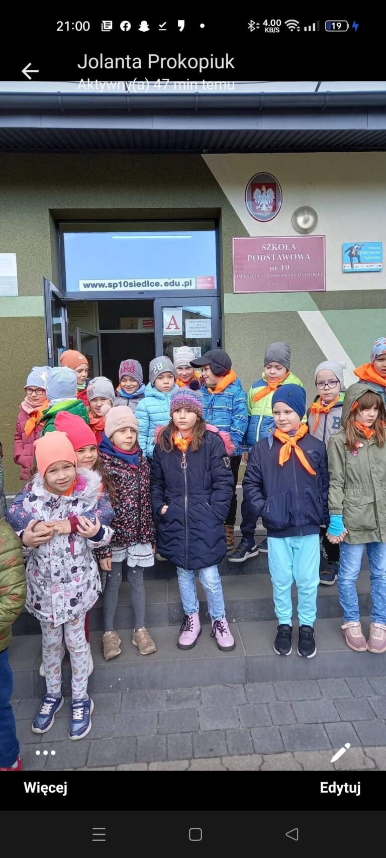 Spotkanie integracyjne w Szkole Podstawowej Nr 10 w Siedlcach.