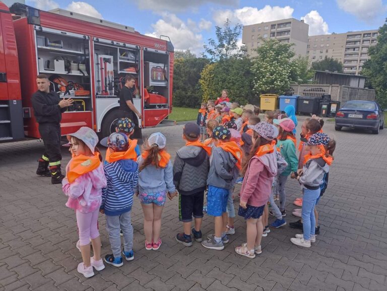 Wycieczka do Staży Pożarnej i Biblioteki Pedagogicznej w Siedlcach.