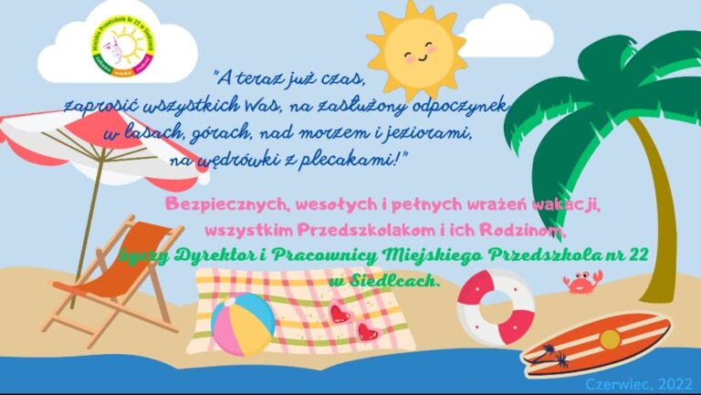 Wakacyjne życzenia 😊