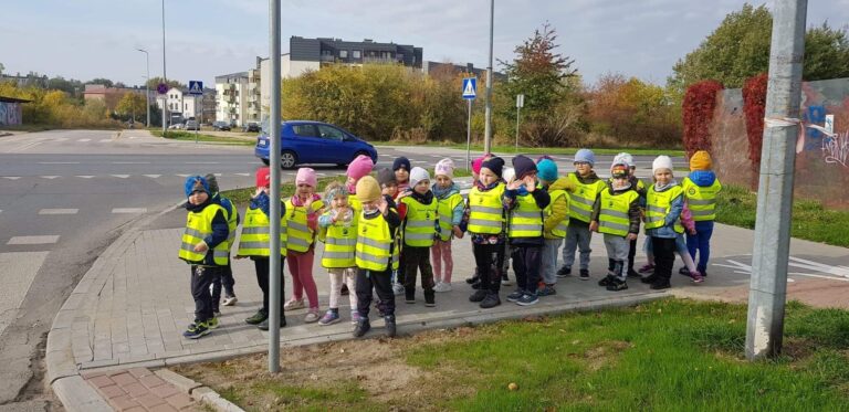 „Smerfy poznają zasady ruchu drogowego”