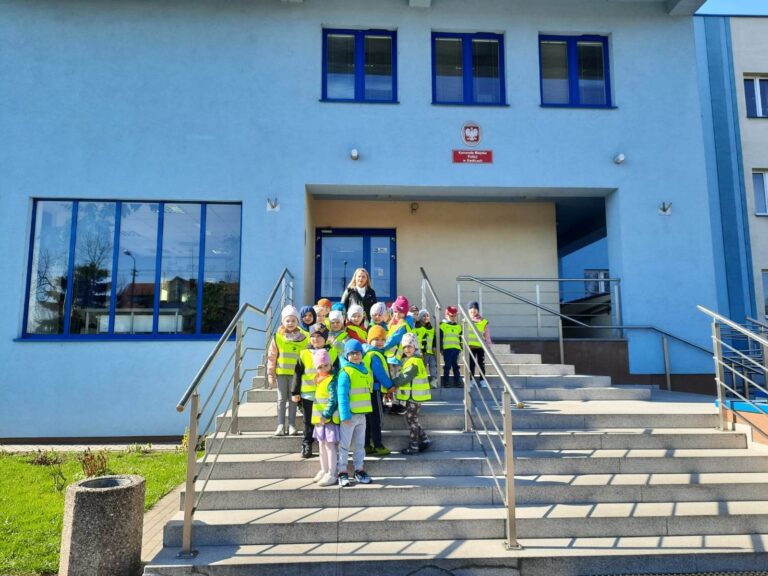 ,,Smerfy” z wizyta w Komendzie Miejskiej Policji w Siedlcach