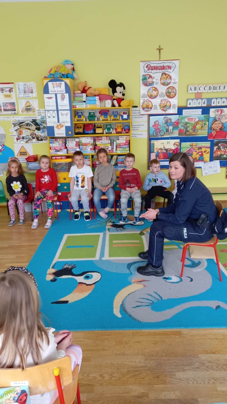Spotkanie w funkcjonariuszem Komendy Miejskiej Policji w Siedlcach