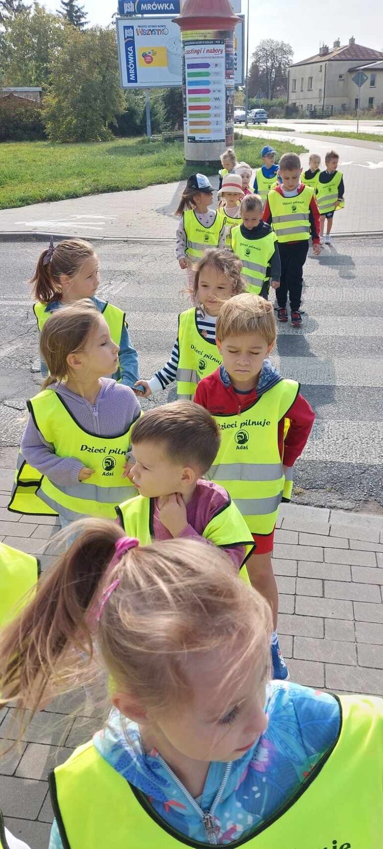 „Wycieczka gr.Żabki na skrzyżowanie”