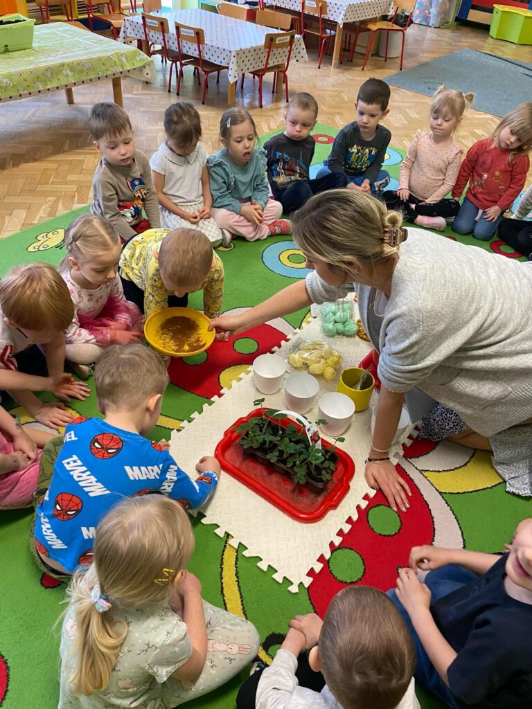 Wiosenny Kącik w grupie I „Kotki”🌿🌼🌱