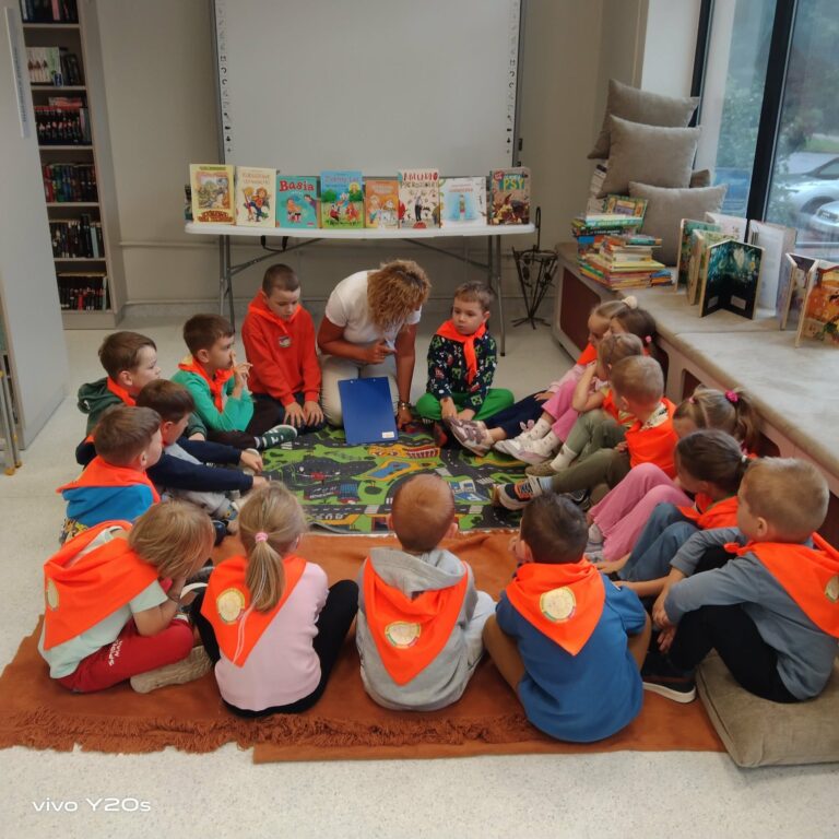 „Biedronki w bibliotece”
